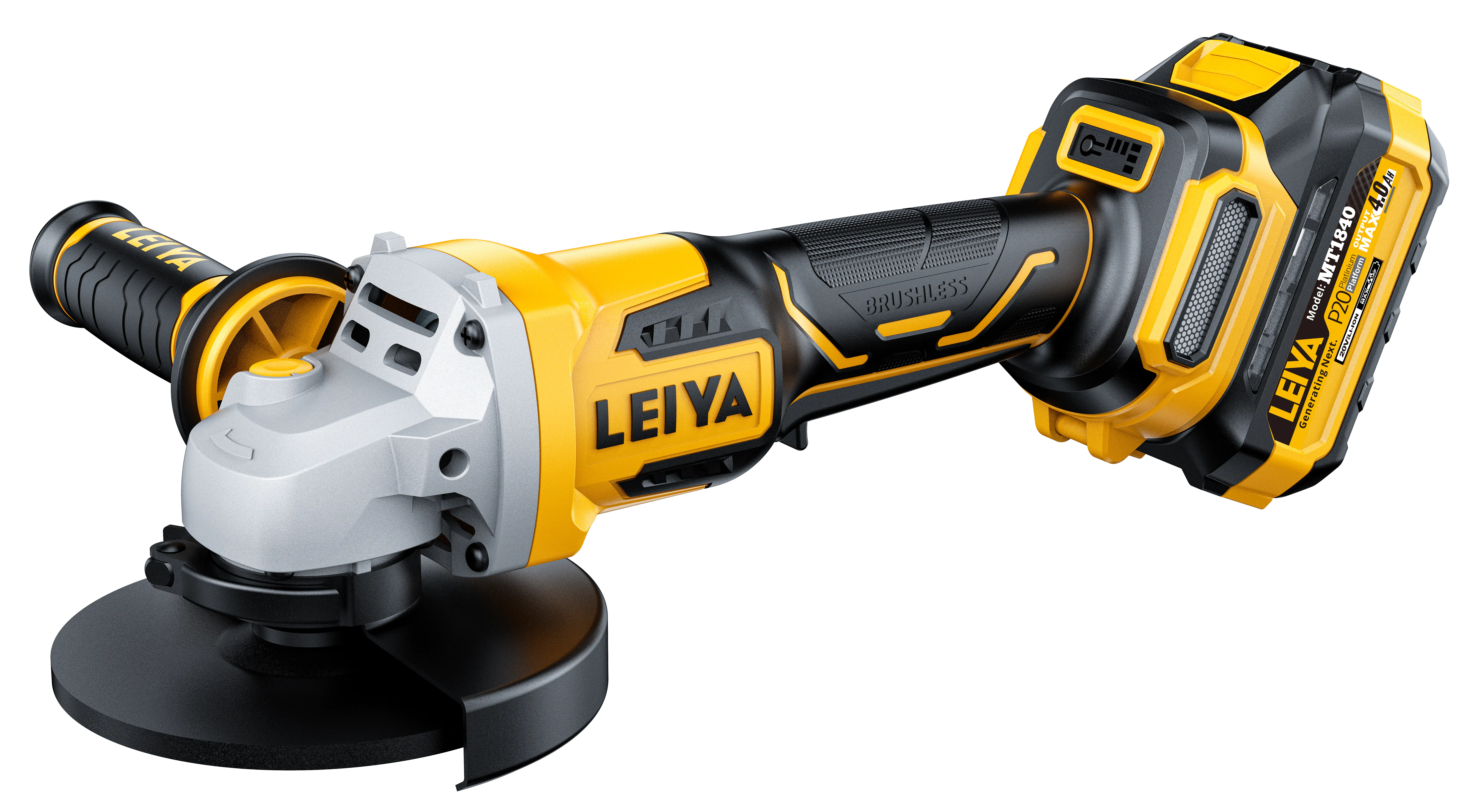 2025 NEW  A1628  20V  Brushless Cordless  Angle Grinder with Paddle Switch 